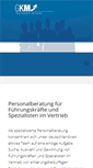 Mobile Screenshot of gkm-personalberatung.de